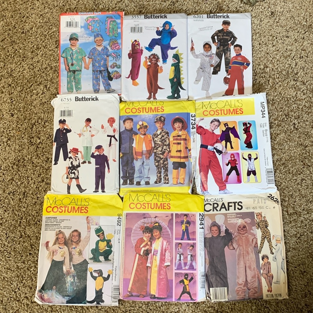 Children’s Costume Sewing Patterns